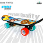 Jaspo Street Runner Junior 18 Inches Fiber Skateboard for Kids Upto 7 Years Age Group Recommended for Boys and Girls (Suitable f