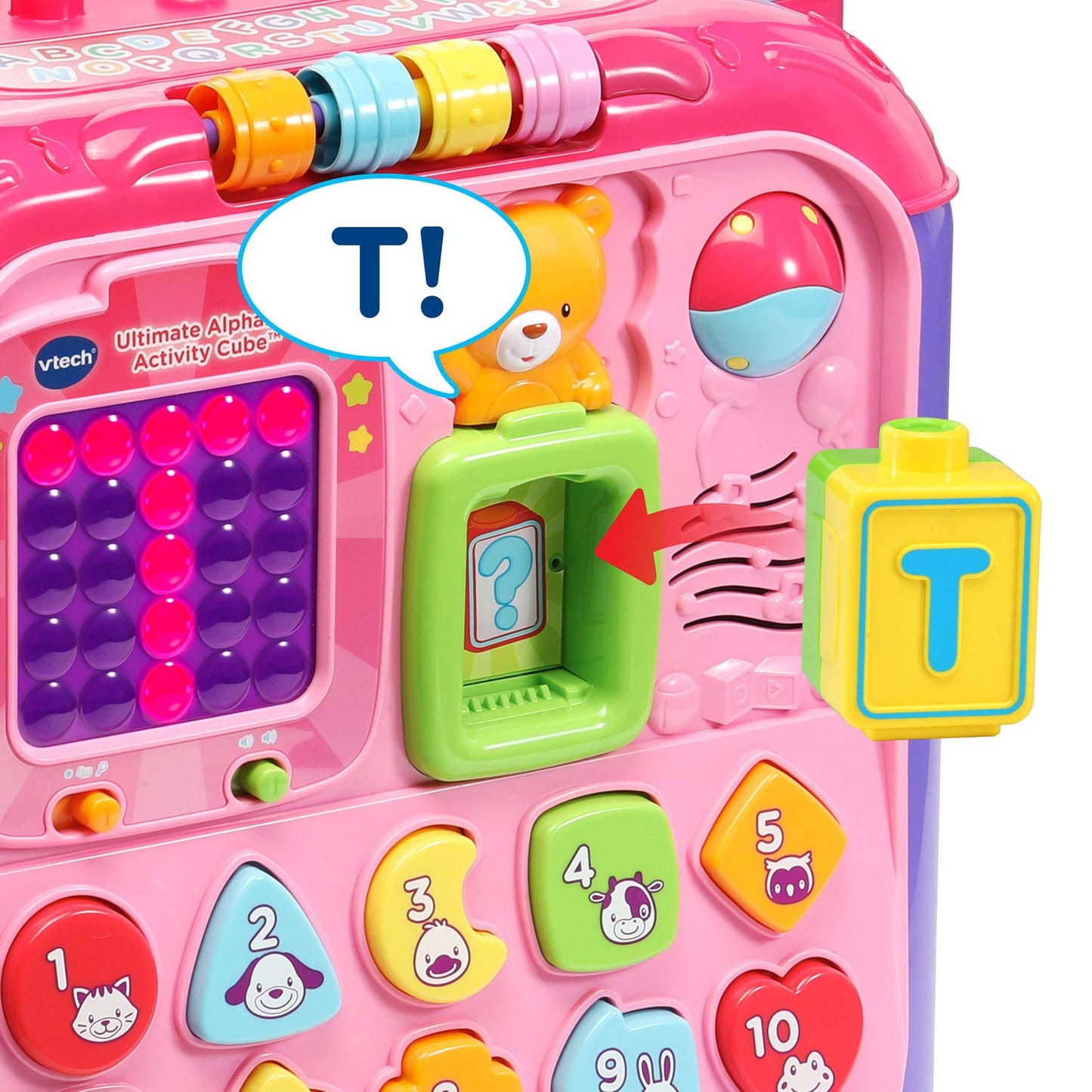 Vtech Ultimate Alphabet Activity Cube, Pink