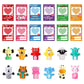 Jialwen 12 Pack Valentines Day Cards For Kids With Animal Finger Puppets Kids Valentine Gifts Exchange Greeting Cards School Cla