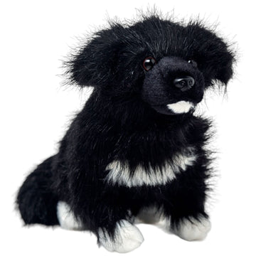 Yangogle Bundy 10'' Lifelike Newfoundland Dog Plush, Realistic Stuffed Animal Toy For Kids And Dog Lovers, Soft And Cuddly Newfi