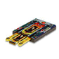 FLAT 2 FAST Yellow 42 Card Racer | Load, Launch, Race - Pocket-Sized Racecar Toy Ages 5 and up (Sold Each)