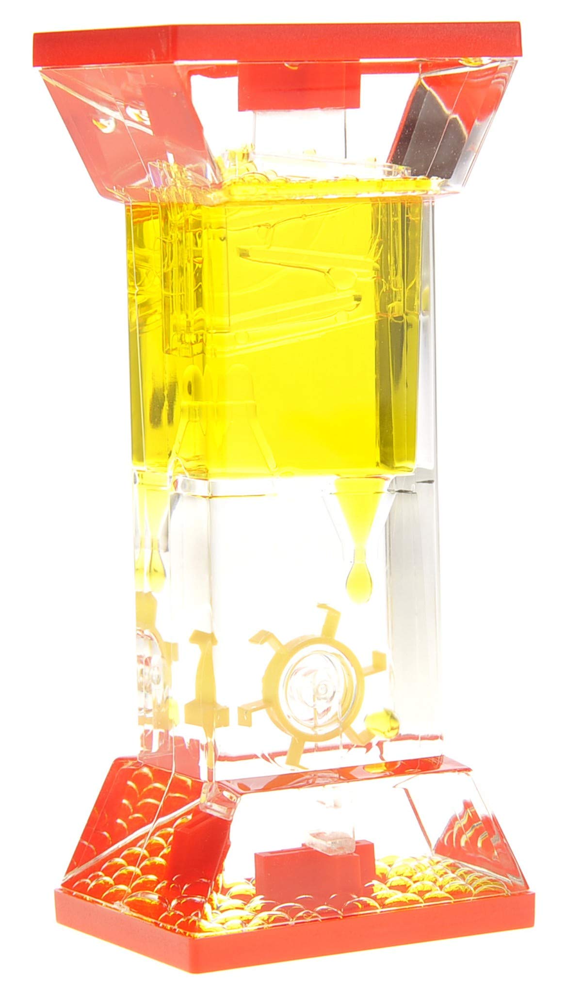 Az Trading & Import Tg02-Yellow Liquid Motion Bubbler, Multicolor