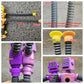 Pop Tubes Led Robot 4 Pcs Light Up Fidget Tubes Sensory Toys Robot Telescopic Suction Cup, Toddler Autism Stress Relief Toys Sto