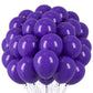 Voircoloria Dark Purple Balloons, 66Pack 12Inch Deep Purple Latex Party Balloons For Halloween, Graduation, Wedding, Birthday, B