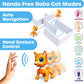 Power Your Fun Robo Pets Cat For Girls And Boys - Remote Control Robot Toy Interactive Hand Motion Gestures, Robot Toys Smart St