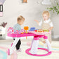 HONEY JOY Baby Activity Center, Discovery Activity Center and Table w/ 360 Walk-Around Seat, 3 Adjustable Heights, Music, Sounds