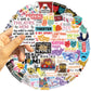 Theatre Stickers,50 Pcs Aesthetic Waterproof Stickers,Vinyl Stickers For Water Bottle,Laptop,Phone,Skateboard Stickers For Teens
