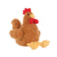 Apricot Lamb Plush Ginger Rooster Stuffed Animal, 10-Inch Soft Cuddly Toy, Apricot Color, Perfect for Kids
