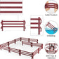 Rcomg 40Pcs Plastic Fence Toys Farm Corral Fencing Accessories Playset For Barn Paddock Horse Stable Figures, Toys Panel Accesso