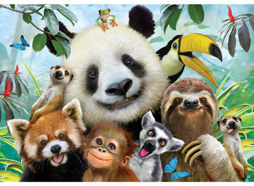 Anatolian Puzzle - Zoo Selfie, 500 Piece Jigsaw Puzzle, #3596