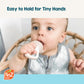 RAZBABY Baby Fruit Feeder Pacifier - Silicone Teether for Infants 6M+, BPA Free, Tan, Model 007-FB
