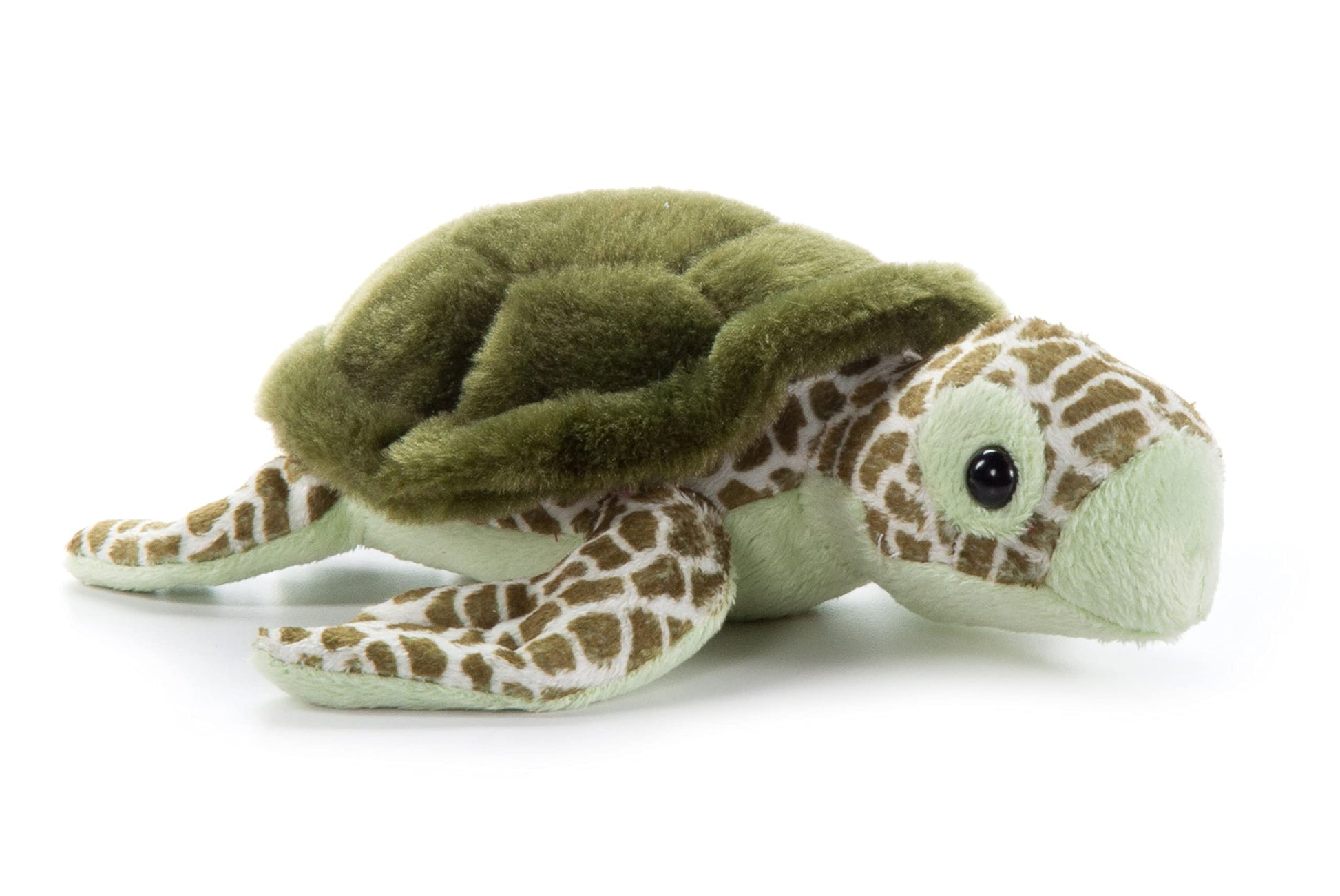 The Petting Zoo Sea Turtle Stuffed Animal Plushie, Gifts For Kids, Wild Onez Babiez Sealife Animals, Sea Turtle Plush Toy 8 Inch