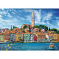Trefl Rovinj, Croatia 2000 Piece Jigsaw Puzzle Red 19'X13' Print, Diy Puzzle, Creative Fun, Classic Puzzle For Adults And Children From 15 Years Old
