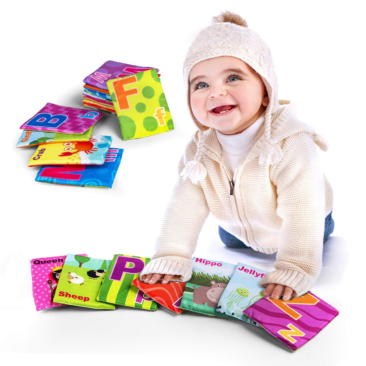 Alphabet Learning Cloth Cards