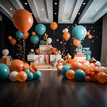 Kalor Retro Orange Balloons,100 Pcs 5 Inch Mini Matte Latex Balloons For Balloon Garland Arch, Birthday Decoration, Wedding Party, Baby Shower Decorations