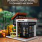 Kimiangel City Coffee Shop Building Kit for Adults, Flowers Botanical City Cafe Architecture Building Sets, Model Building Block