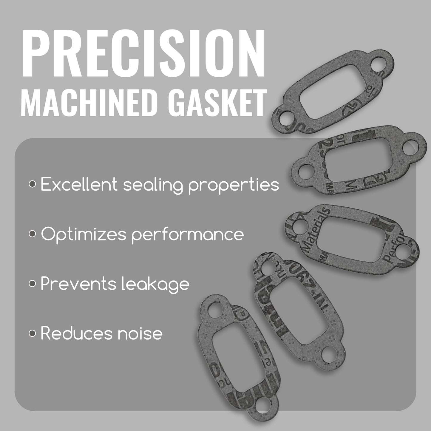 FLMLF Gasket for Exhaust Pipe Fit 23CC 26CC 29CC 30.5CC 32CC 35CC 36CC 1/5 RC Car Engine for 1/5 RC HPI Baja 5B 5T 5SC Redcat HS