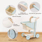 Robud Wooden Baby Walker For Girls Boys, Wooden Shopping Cart For Kids Toddlers, Learning Walker Toys For 10 Months 1 Year Old
