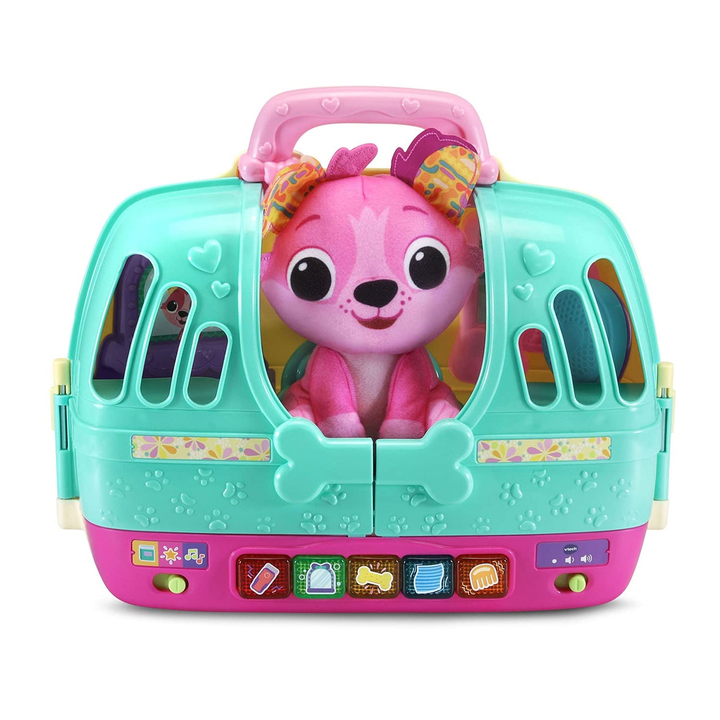 VTech Glam and Go Puppy Salon - Large Pink Toy Figure Set - Plastic Model 80-541700