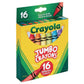 CRAYOLA JUMBO CRAYONS 16 COLOR SET