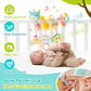 Car Seat Toys For Babies 0-6 Months, Hanging Spiral Stroller Toys, Infant Newborn Brain Development With Music Crinkle Teether R