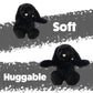Weigedu Black Rabbit Bunny Stuffed Animal Plush Toy For Kids, Boys, Girls, Babies - Perfect Birthday, Easter, And Christmas Bedt