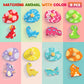 Zeoddler Wooden Puzzles For Toddlers, 8 Pcs Dinosaur Matching Egg Puzzle, Montessori Toys For Boy Girl Easter Birthday Gifts, Preschool Learning Activities & Educational Toys For Boys, Girls