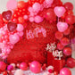 Felice Arts Girl'S Party Pink Red Balloon Garland Arch Kit Pink Red Heart Balloons For Birthday Wedding Proposal Anniversary Mother'S Day Valentines Day Decorations
