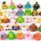 XY-WQ Rubber Duck 30 Pack for Jeeps Bath Toy Assortment - 2.3 Inch Bulk Floater Duck for Kids - Baby Showers Accessories - Party