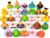XY-WQ Rubber Duck 30 Pack for Jeeps Bath Toy Assortment - 2.3 Inch Bulk Floater Duck for Kids - Baby Showers Accessories - Party