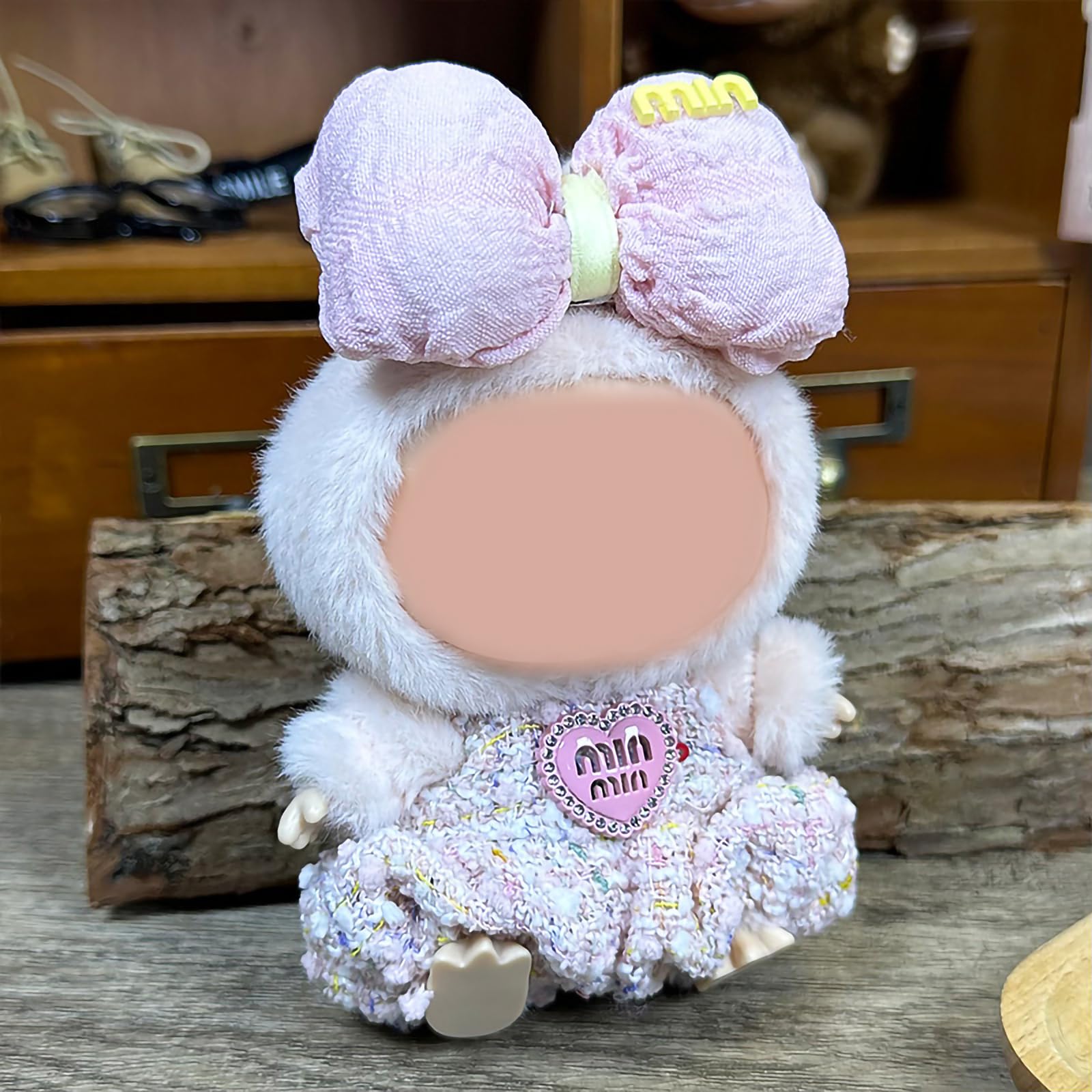 AYJK7 Doll Clothing Compatible with 6.7 Inch Labb Doll (no Doll Included) 17cm  Outfits Animal Chic Style Fashion Accessories