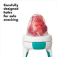 Oxo Tot Silicone Self-Feeder 2 Pack Teal/Navy