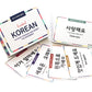 Stellarsol Korean Basic Dialogue Flashcards - 120 Basic Phrases/Words With Gift Box [New Edition]