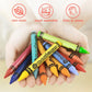 Jar Melo 24 Colors Jumbo Crayons for Toddlers, Non Toxic Washable Crayons, Easy to Hold, Safe for Babies and Children, Back to S