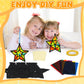QOUBAI 32 Sets Christmas Stars Suncatchers Craft Back to School DIY Stained Glass Window Patriotic 4th of July Paper Craft Home
