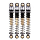 INJORA 43mm Aluminum Shocks Threaded Tele Shock Absorber Damper for 1/24 RC Crawler Car Axial SCX24 AXI90081 Deadbolt Micro Craw