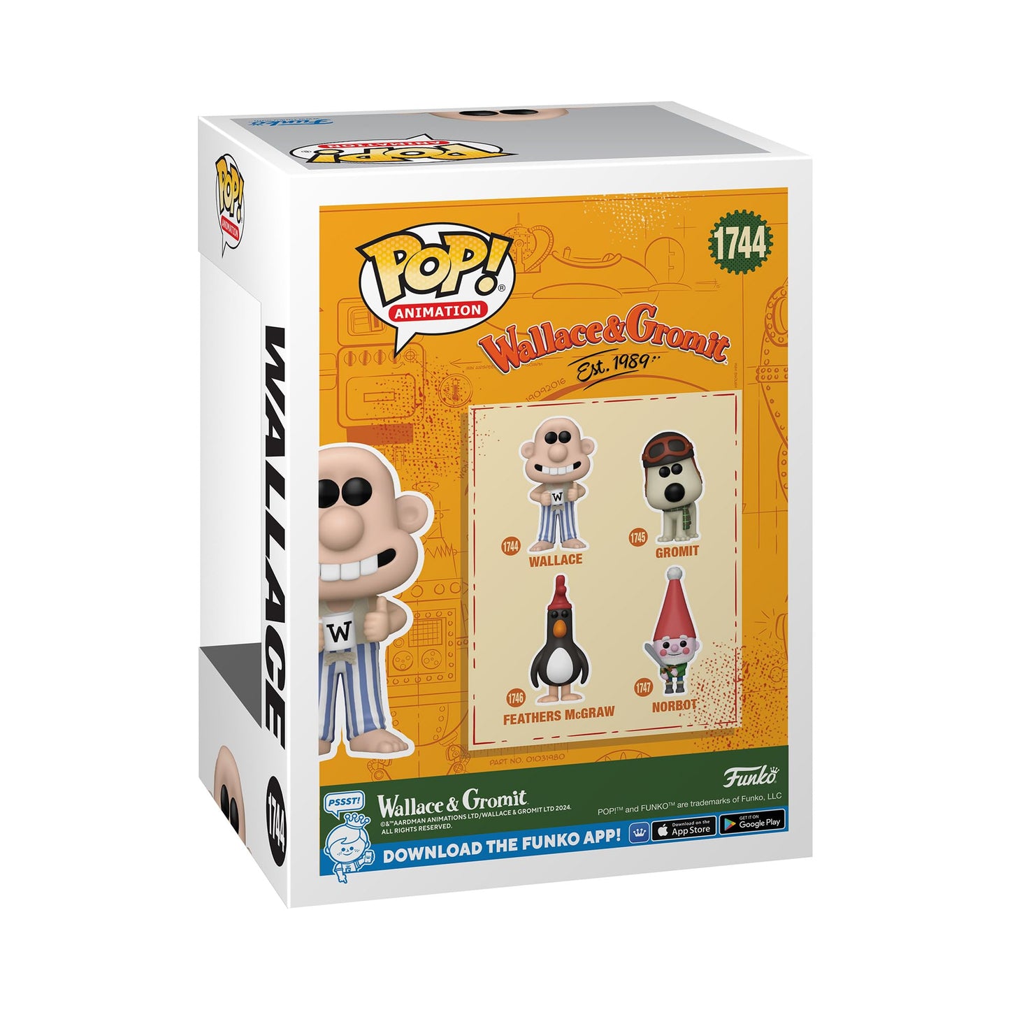 Funko Pop! Movies: Wallace & Gromit - Wallace (in Pajamas)