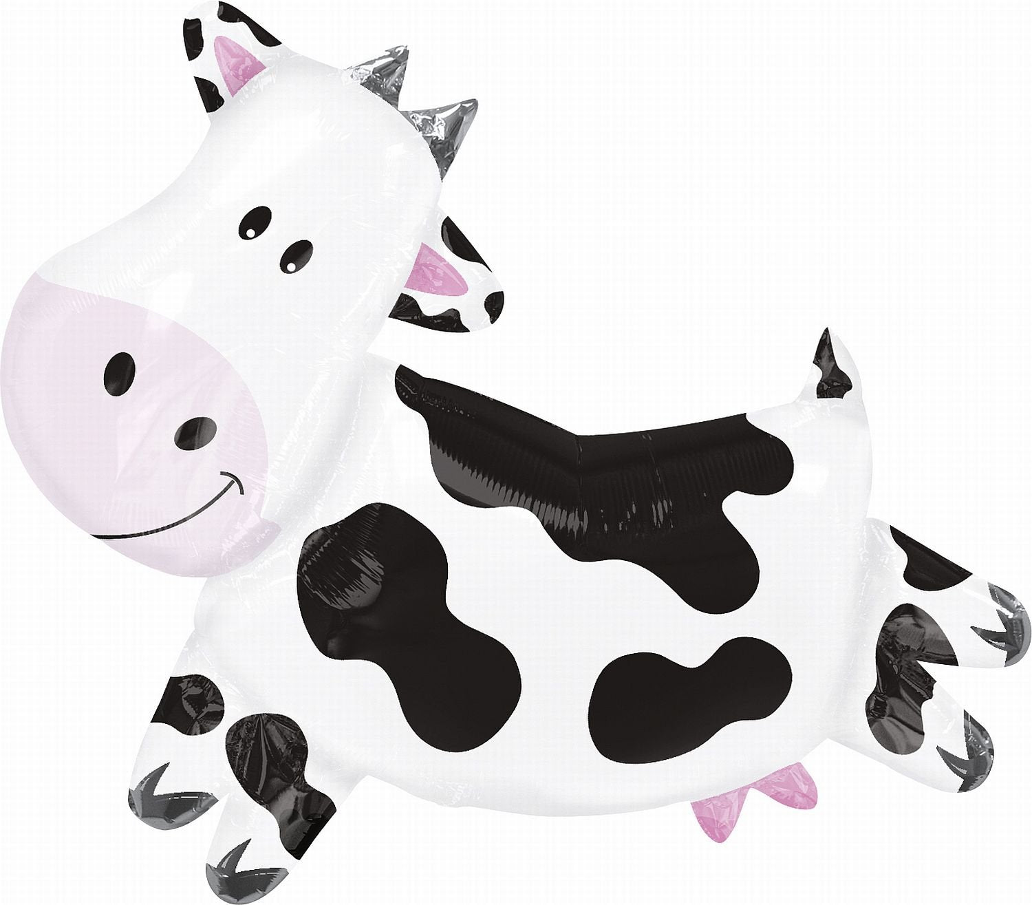 Anagram Cow Shape Mylar Foil Balloon, 30 Inches