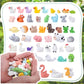 50 Pcs Mini Resin Animals Figures 50 Styles Tiny Resin Animal To Hide Little Animals Figures For Desk Pets Decor Bag Fillers Fai