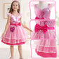 Itvti Girls Pink Cosplay Costume Dress Halloween Carnival Party Costumes With Accessories, 2-3 Years(Tag 100)