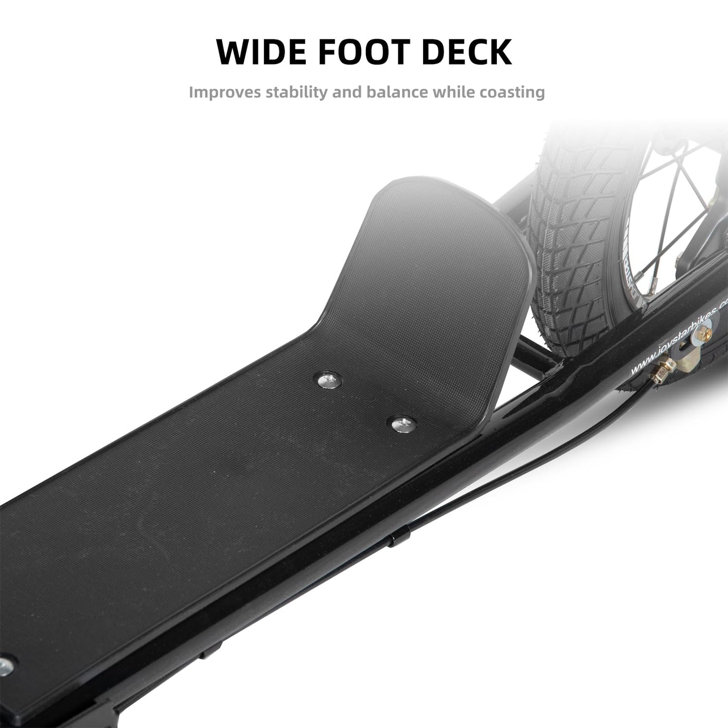 JOYSTAR Kick Scooter for Ages 5-9 Years Old Boys Girls  12 Inch Big Wheels Scooters for Kids  Teens and mature-themeds  Adjustable Handlebar  Kids Scooter  Black