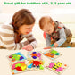 Wooden Montessori Puzzles for Toddlers Kids: Toddler Puzzles for 1-3 Montessori Toys for 1 2 3 Year Old Girls Boys Baby - Kids Puzzle Ages 2-4 Preschool Learning Educational Toy