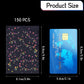 150 Pieces Little Star Laser Flashing Card Sleeves, Photocard Sleeves, Kpop Photocard Sleeves, Foil Card Protective Sleeve 61X88Mm