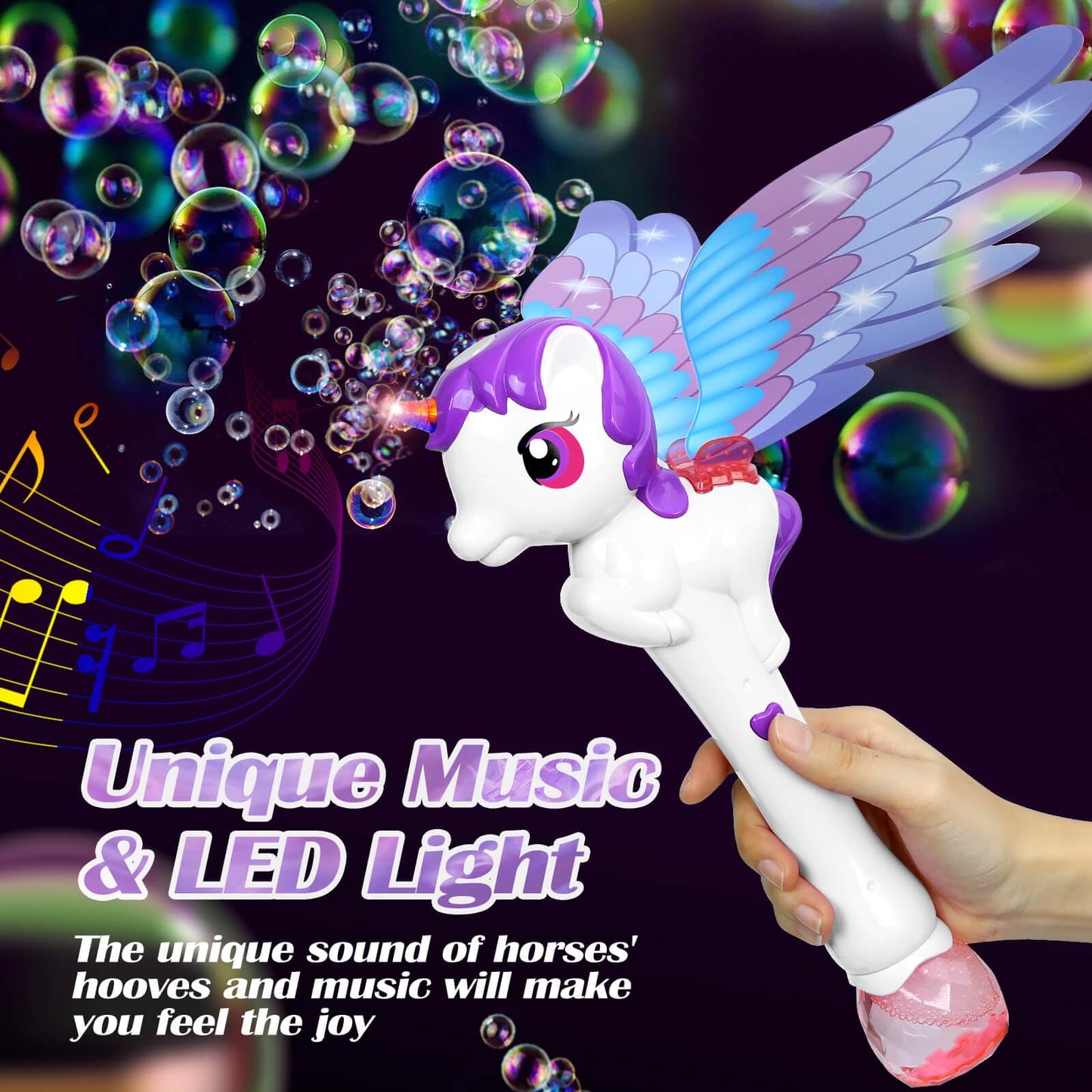 Dolanus Bubble Wands For Kids Toys Ages 3 4 5 Year Old Girl: Unicorn Toys Princess Wand, Toddler Girl Toys Age 3 4-5 6 Years Old, Outdoor Party Birthday Gifts For 3 4 5 Year Old Girl