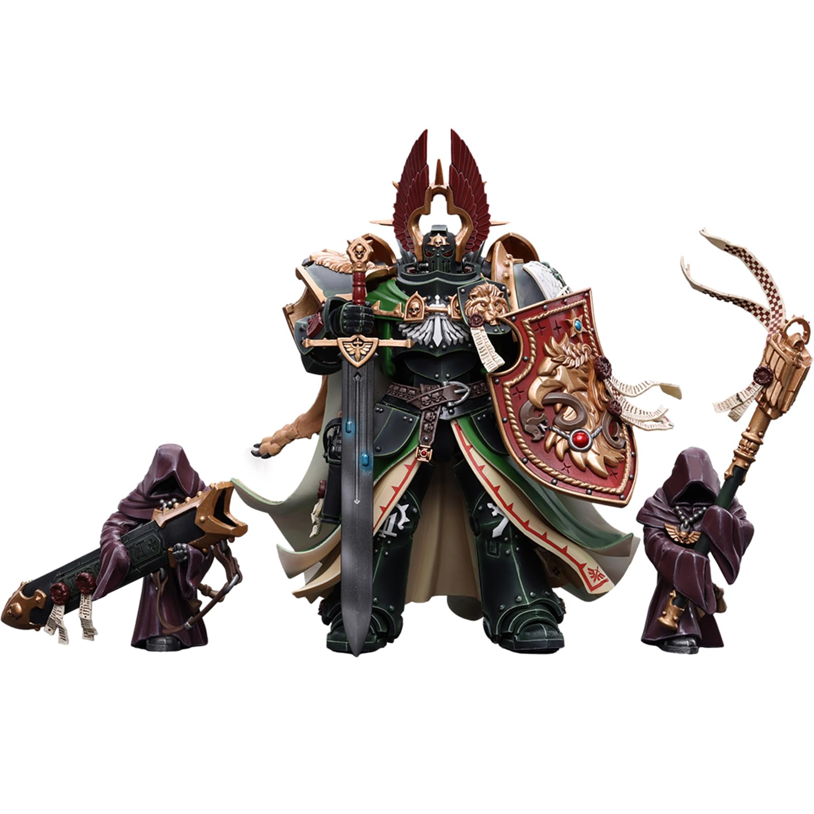 Joytoy Warhammer 40K Dark Angels, Dark Angels Primarch Lion Eljonson 1/18 Action Figure Model