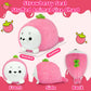 Hkojewp Cute Seal Plush Pillow, Soft 13" Cotton Stuffed Animal Toy in Seal Color for Kids and Girlfriend