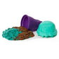 Kinetic Sand Scents, 4oz Ice Cream Cone Container with 2 Colors of All-Natural Scented (Styles May Vary)