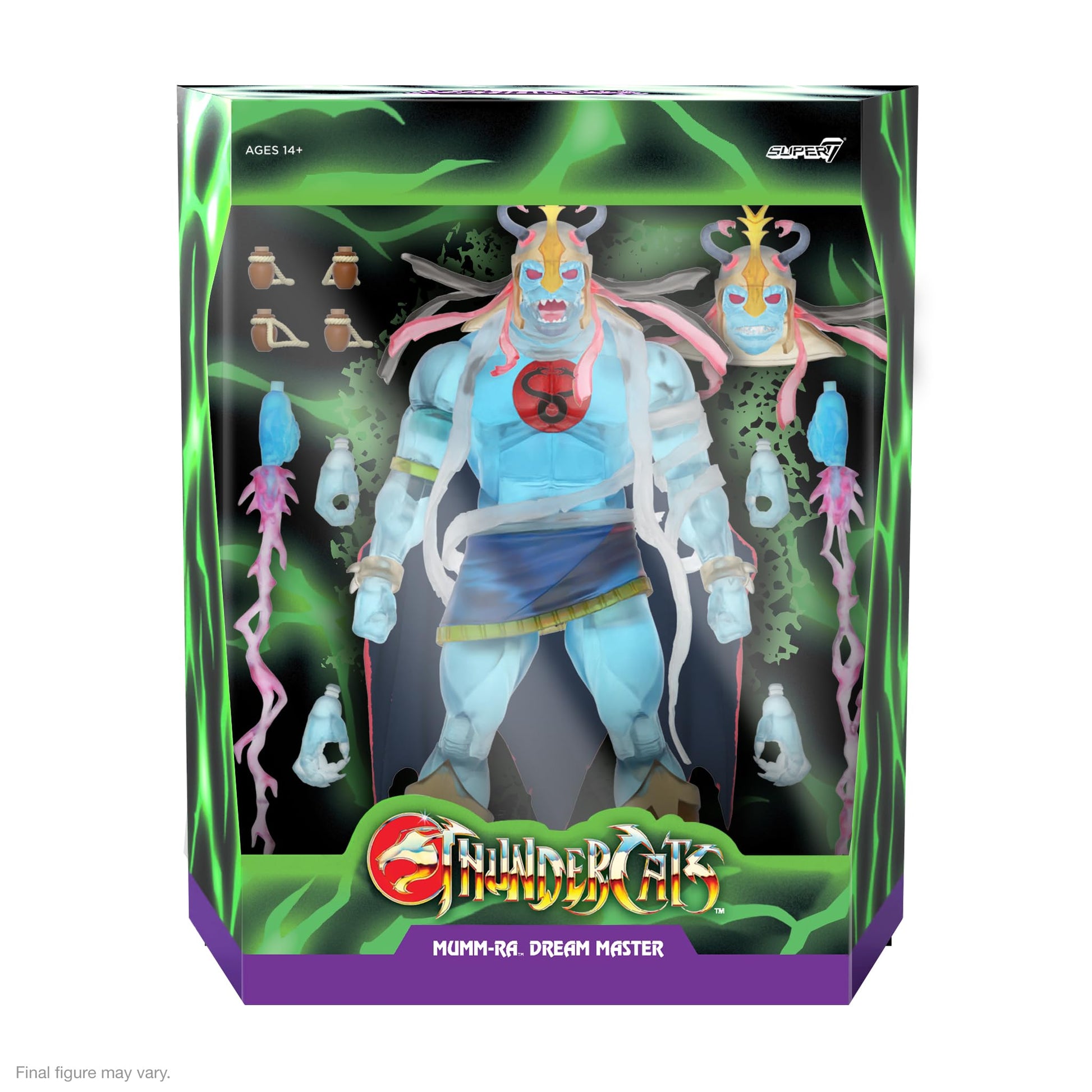 Super7 Ultimates! Thundercats Mumm-Ra (Dream Master) - 7' Thundercats Action Figure With Accessories Classic Cartoon Collectibles And Retro Toys