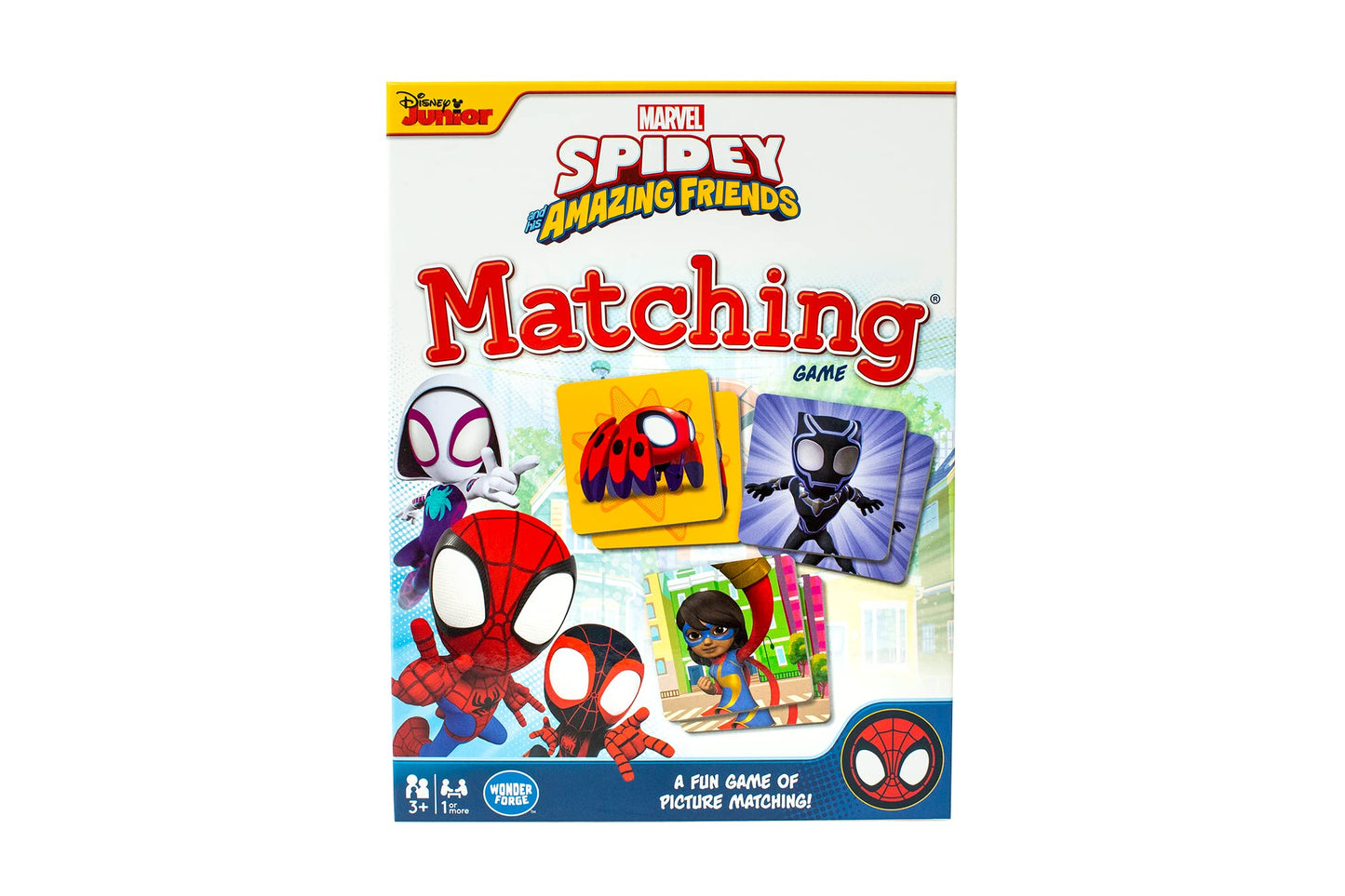 Wonder Forge Marvel Spidey & His Amazing Friends Matching | Build Focus And Memory With Fun Superheroes | Features Favorite Marvel Characters | Ages 3+
