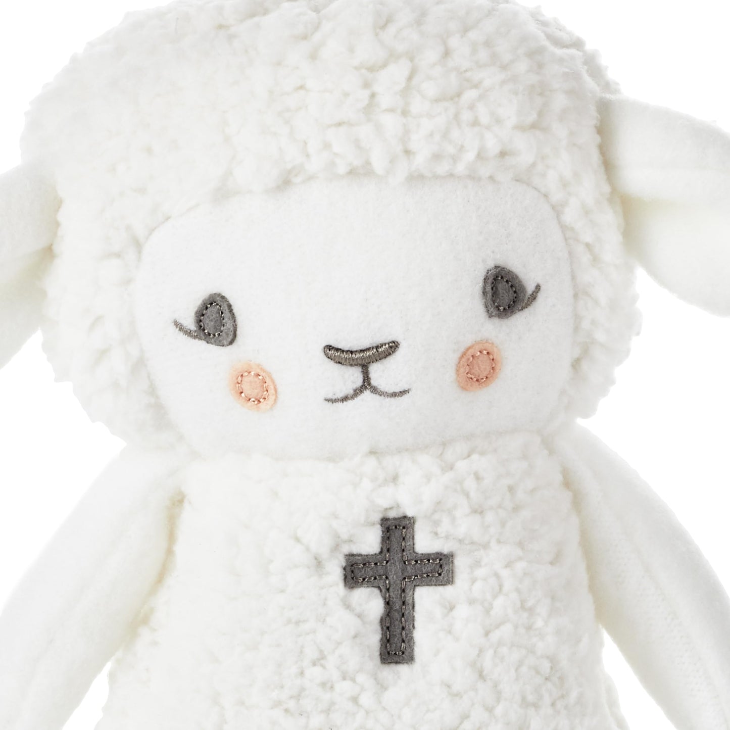 Hallmark Lullaby Lamb Plush Musical Stuffed Animal for Kids, Religious Gifts, Baptism, First Communion, Easter Gifts for Kids